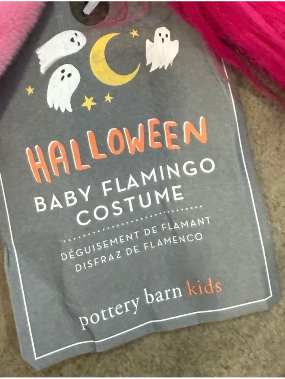 Pottery Barn Kids Hot Pink Flamingo Costume - Picture 7 of 8